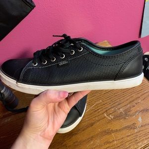 One of a kind leather vans